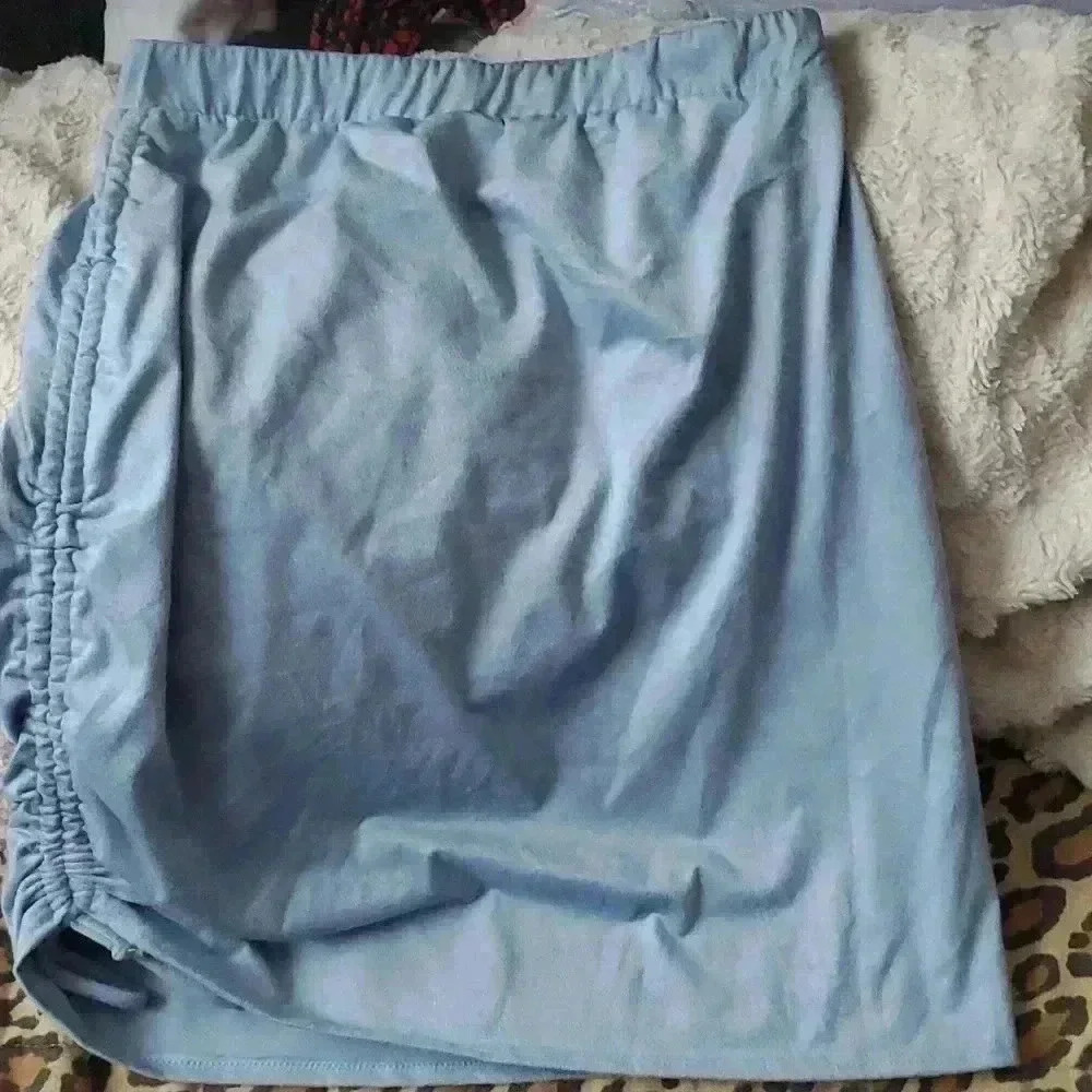 Windsor light blue skirt